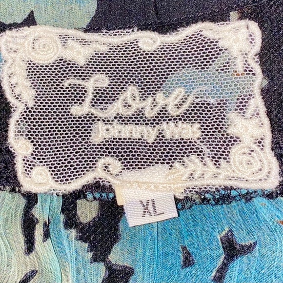 Johnny Was Black Floral Maxi Dress - Picture 9 of 9